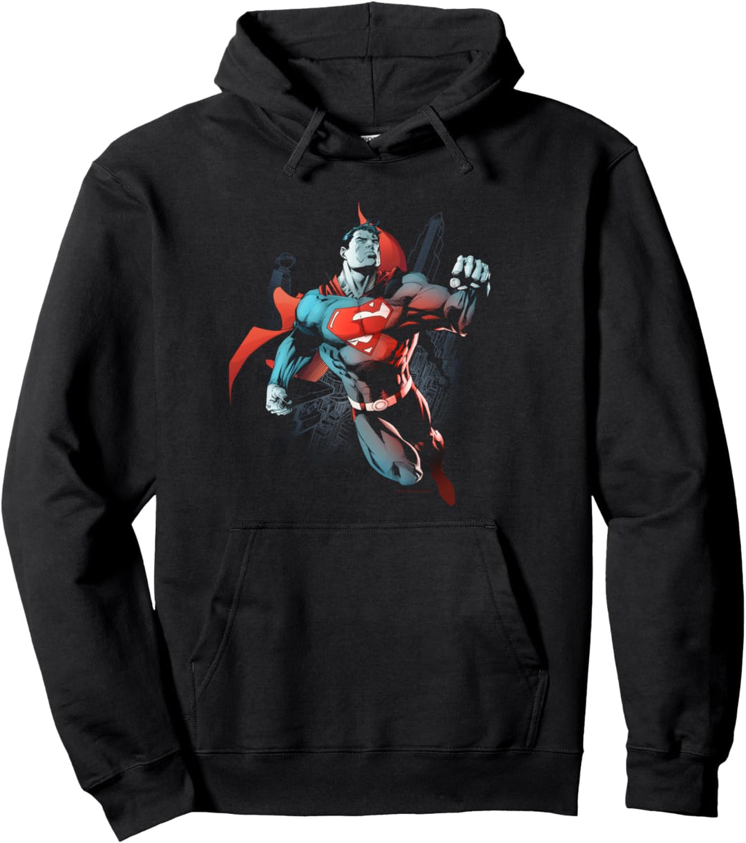 Superman Up in the Sky Pullover Hoodie