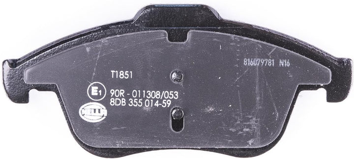 HELLA PAGID 8DB 355 014-591 Bremsbelagsatz - T1851 - Dicke/Stärke: 18mm - Bremssystem: Teves - nicht