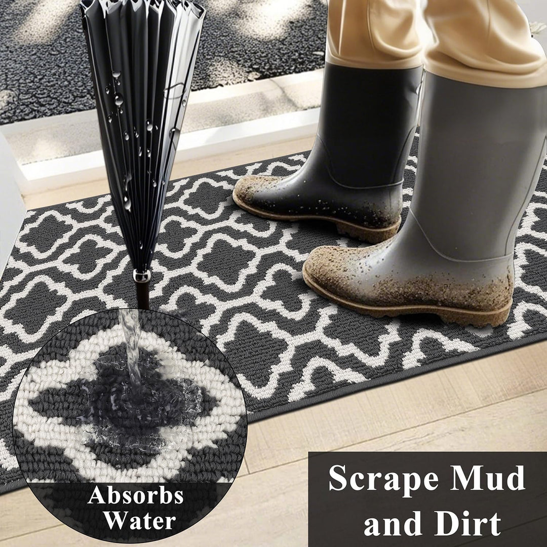 SHACOS Läufer Teppich 50x150 cm Läufer Flur rutschfest Teppichläufer Küchenteppich Waschbar Flur Tep