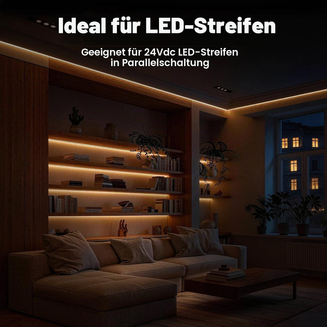 illuburg LED Trafo 24V 150W Dimmbar DALI Push Flickerfree LED Netzteil Treiber Driver Power Supply 2