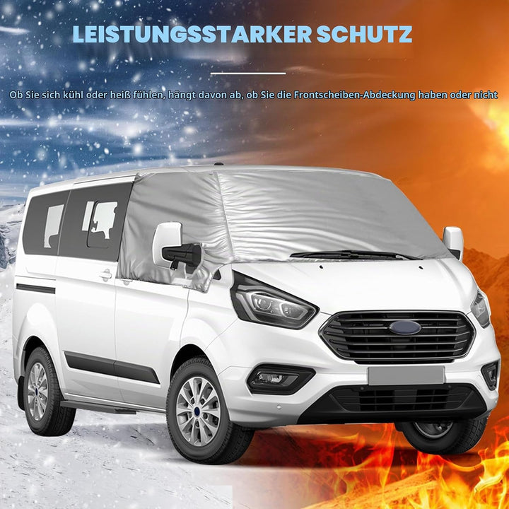 Auto Windschutzscheiben Abdeckung Ersatz für Ford Transit Custom 2012-2022, Frontscheiben Sonnenschu