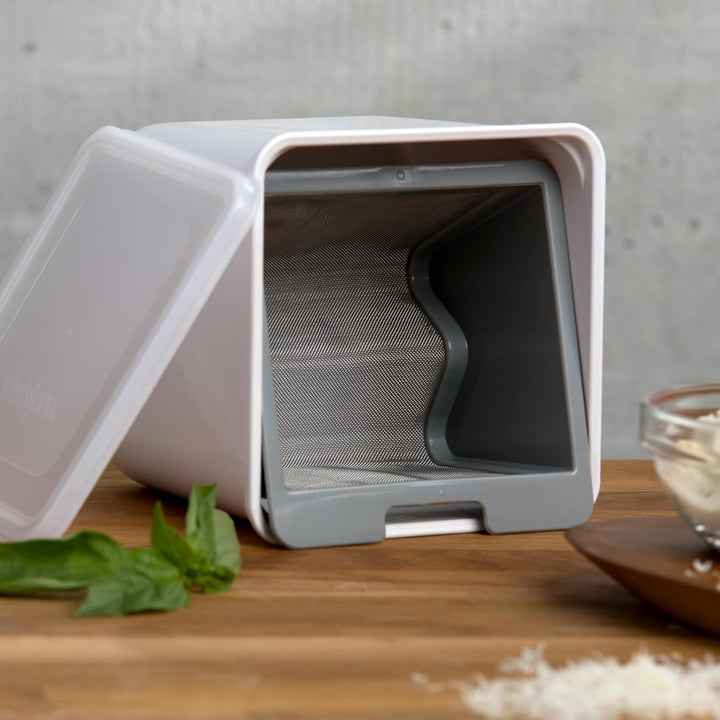 Cuisipro 837426 Joghurt-Käsehersteller, Weiss, 12 x 14 x 14 cm
