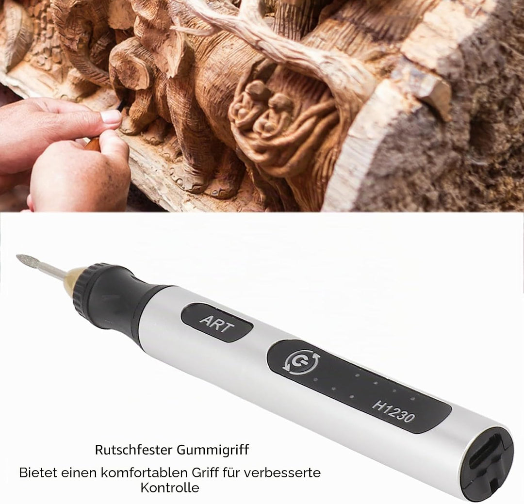 Mini-Akku-Rotationswerkzeug, 3 Geschwindigkeiten, Wiederaufladbar, 4,2 V, Elektrisches Rotationswerk
