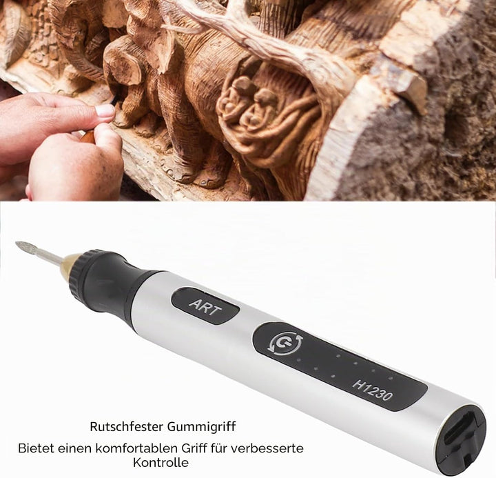 Mini-Akku-Rotationswerkzeug, 3 Geschwindigkeiten, Wiederaufladbar, 4,2 V, Elektrisches Rotationswerk