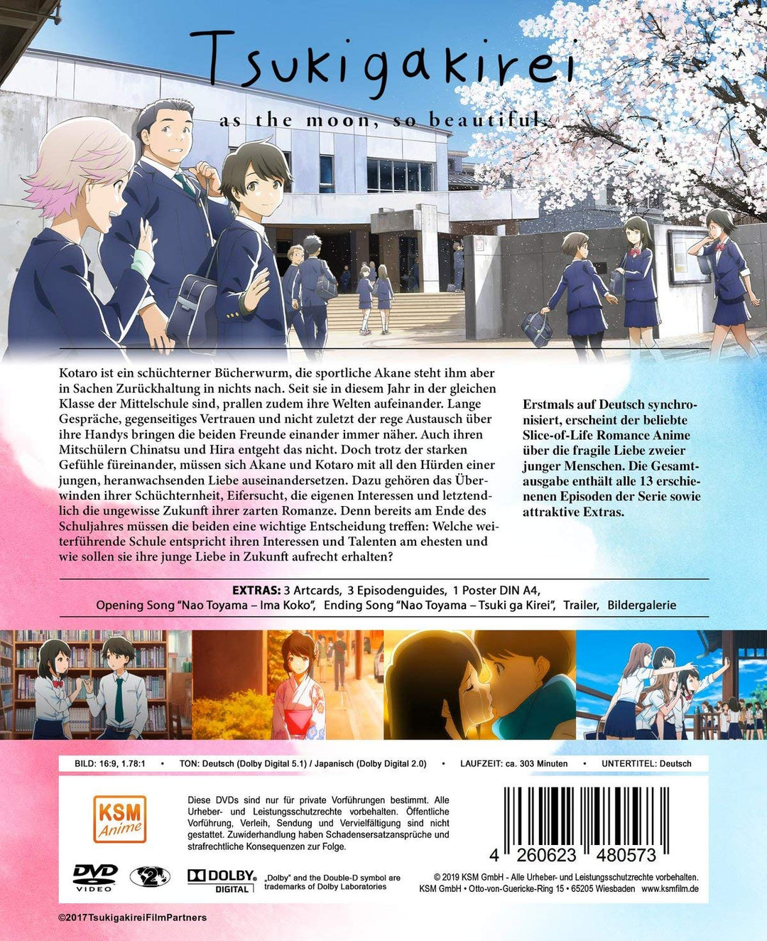Tsuki Ga Kirei - Gesamtedition Episode 01-12 [3 DVDs], DVD