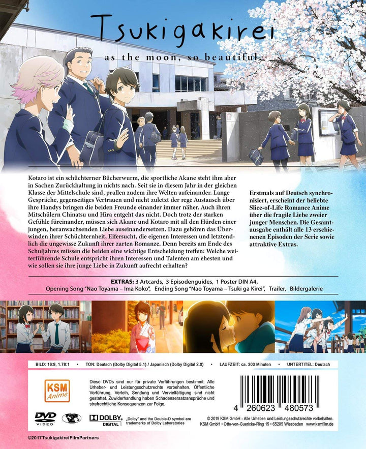 Tsuki Ga Kirei - Gesamtedition Episode 01-12 [3 DVDs], DVD