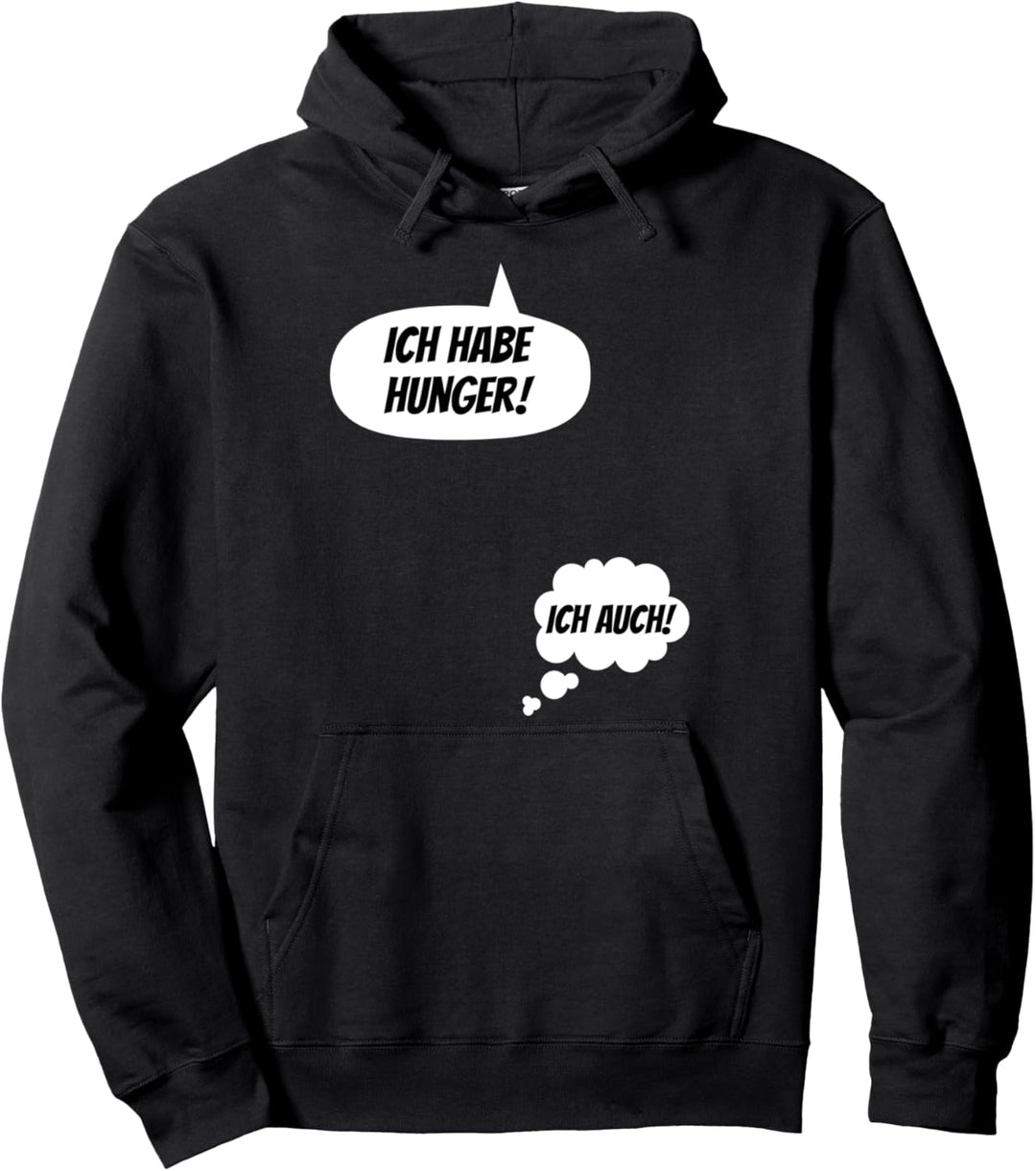 Ich habe Hunger Lustige Schwangerschaft Verkünden Mama 2021 Pullover Hoodie