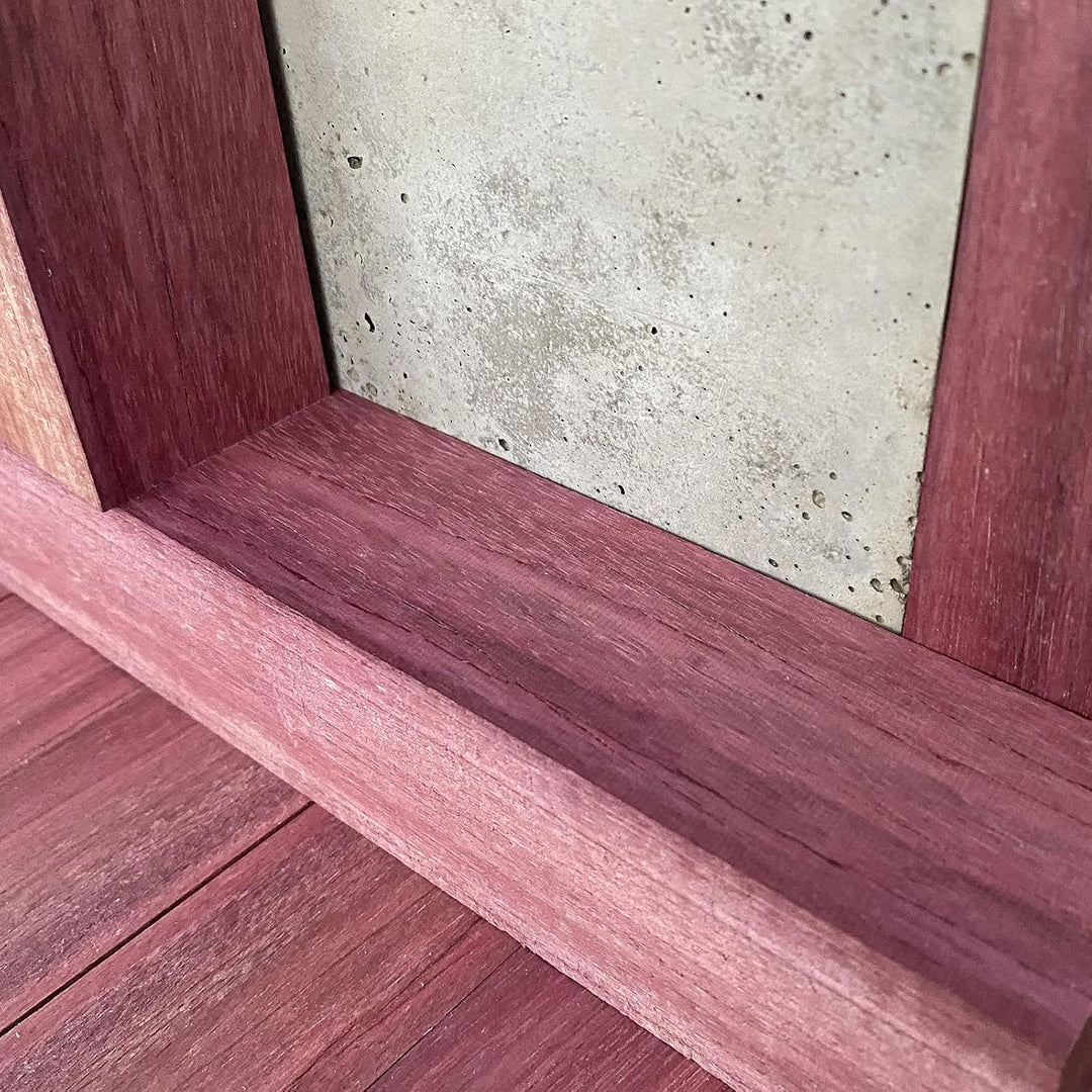 ECI Purple Heart Amaranth Kantel 40 x 500 mm Drechsel-Holz Ton Klang Violett Holz 40 x 40 x 500 mm,