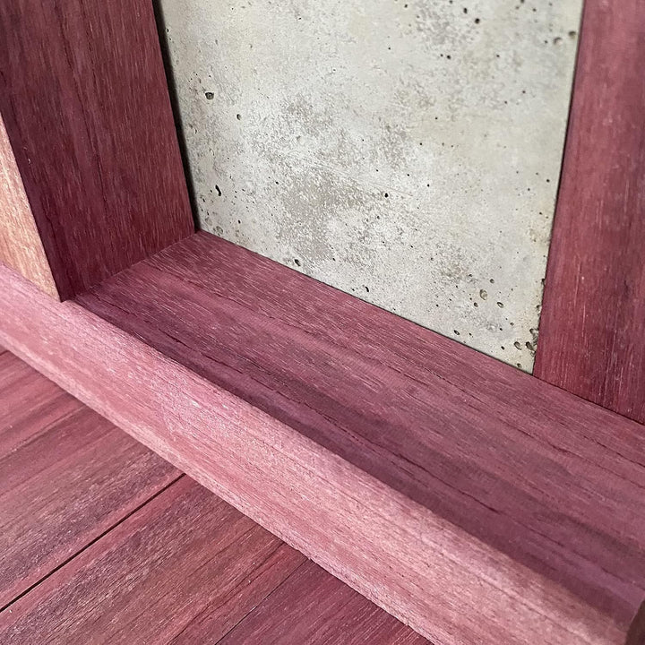 ECI Purple Heart Amaranth Kantel 40 x 500 mm Drechsel-Holz Ton Klang Violett Holz 40 x 40 x 500 mm,