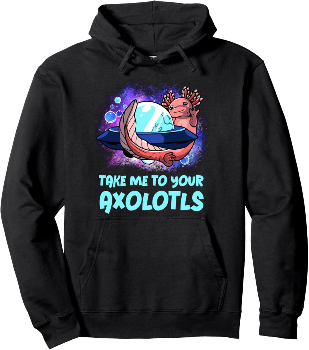 Axolotl Salamander Lurch Molch Amphibie - Süsses Axolotl Pullover Hoodie