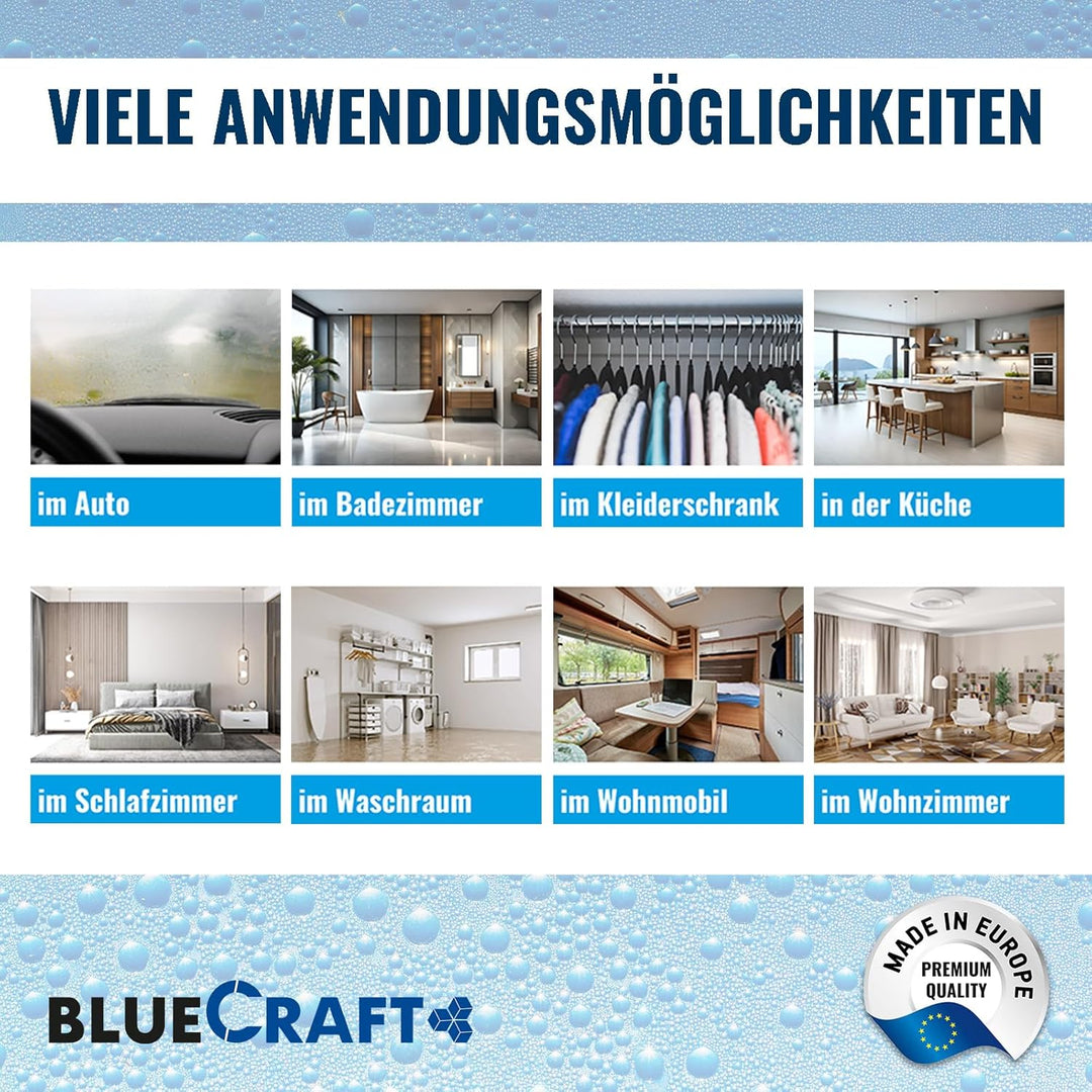 4x Luftentfeuchter Granulat 4,8 kg lose im 5 L Nachfülleimer 4er Set 1,98€/kg
