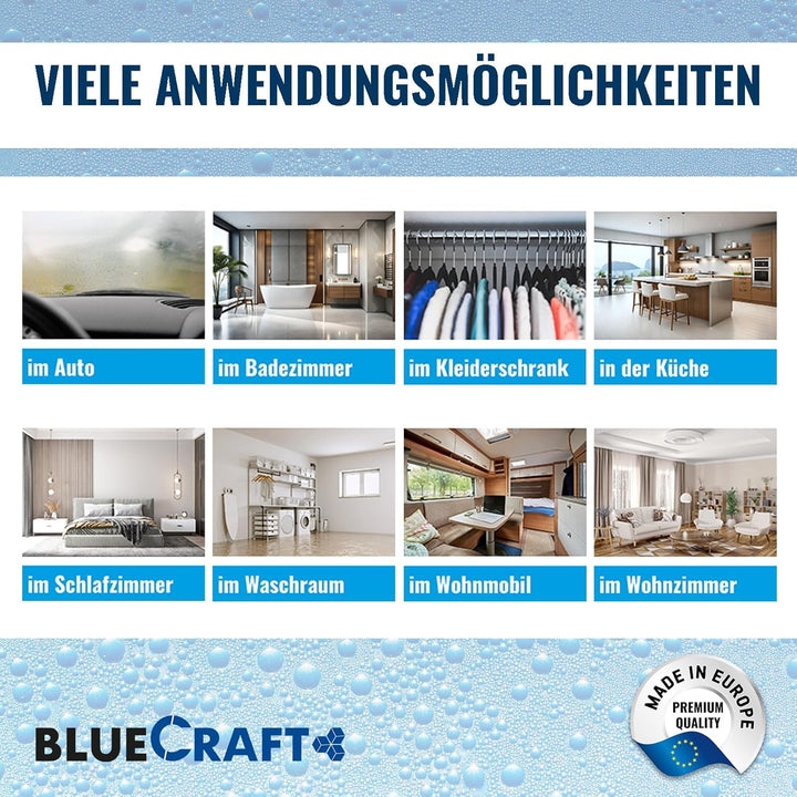 4x Luftentfeuchter Granulat 4,8 kg lose im 5 L Nachfülleimer 4er Set 1,98€/kg