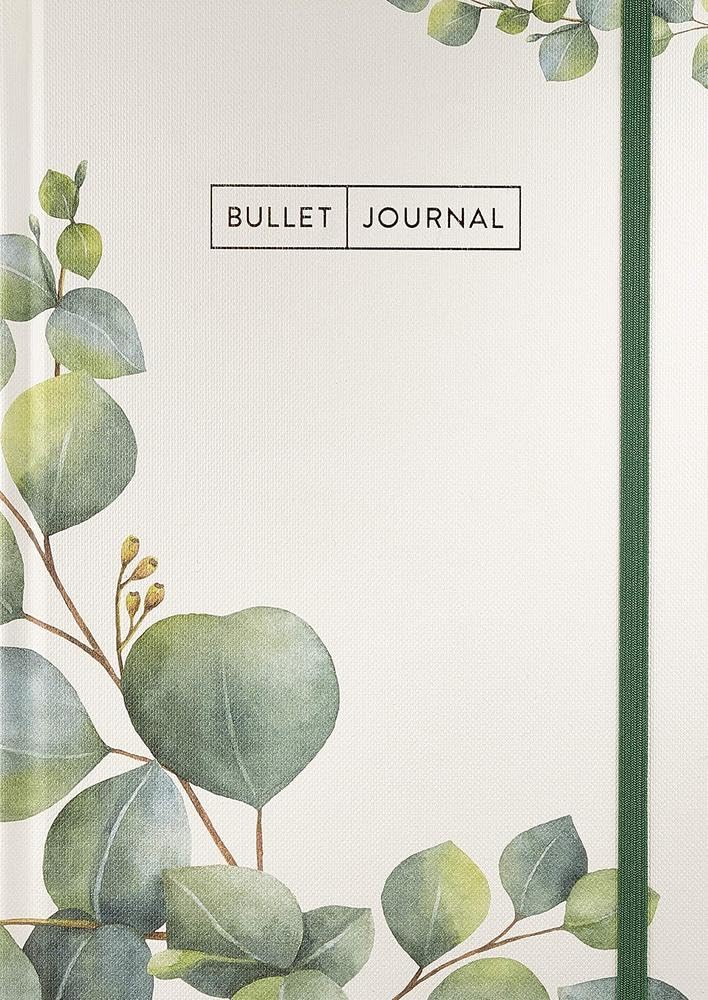 Bullet Journal "Leaves" 05 mit original Tombow TwinTone Dual-Tip Marker 86 mint black : Mit Punktera
