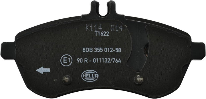 HELLA PAGID 8DB 355 012-581 Bremsbelagsatz - T1622 - Dicke/Stärke: 20.6mm - Bremssystem: Lucas - für