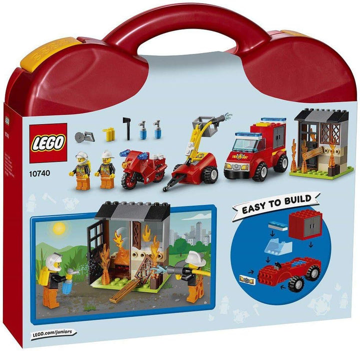 LEGO Juniors 10740 - Löschtrupp-Koffer 10740 Löschtrupp, 10740 Löschtrupp