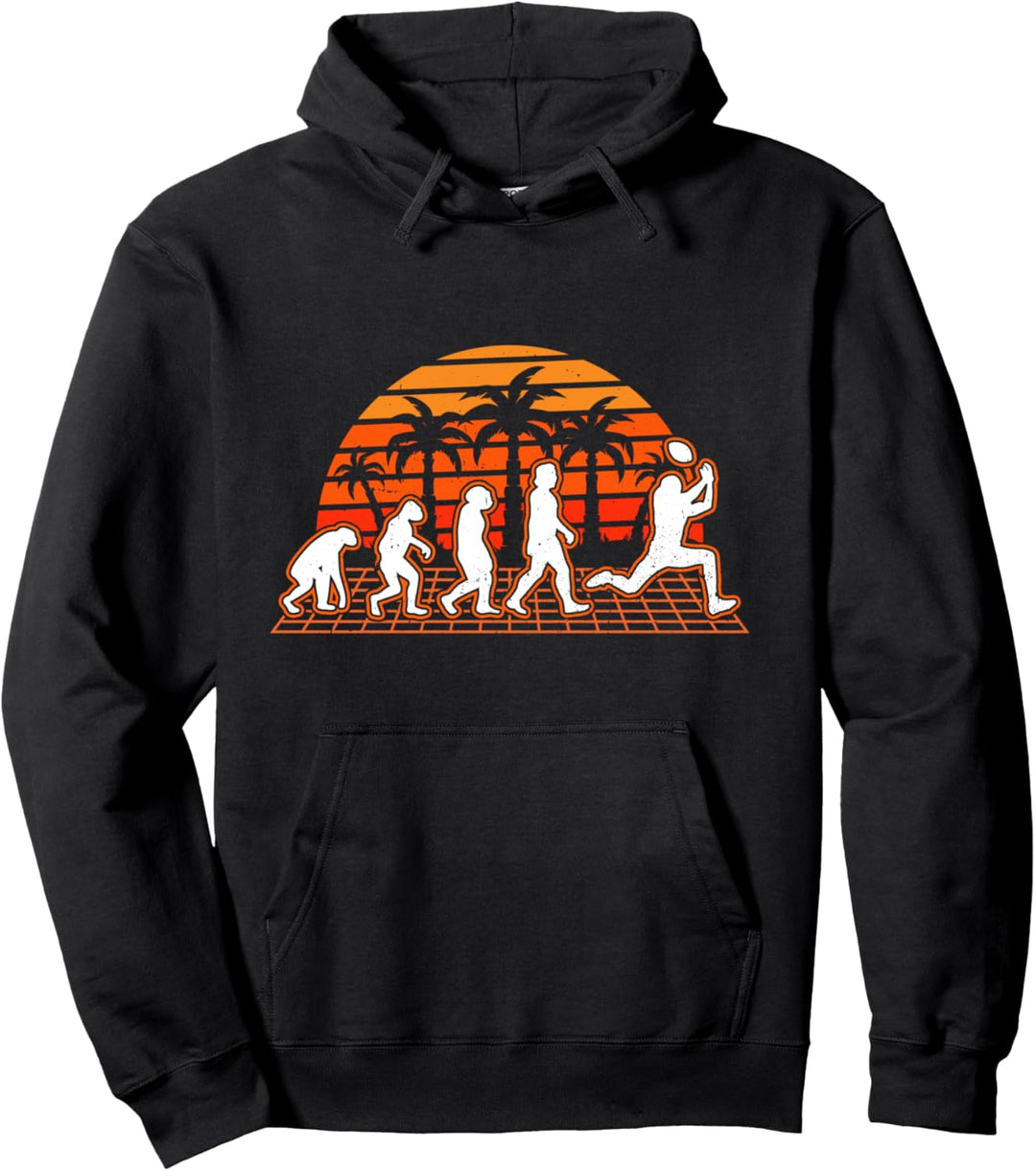 American Football Evolution Retro Quarterback Pullover Hoodie