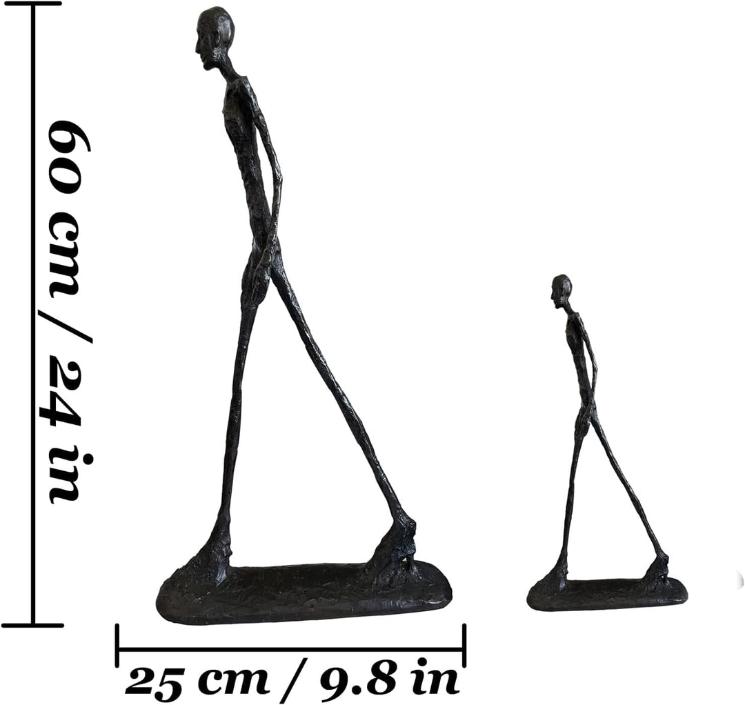 Giacometti Bronze Skulptur Statue Figur,Abstrakte Moderne Kunst Deko, Wohnzimmer Büro Galerie, Künst