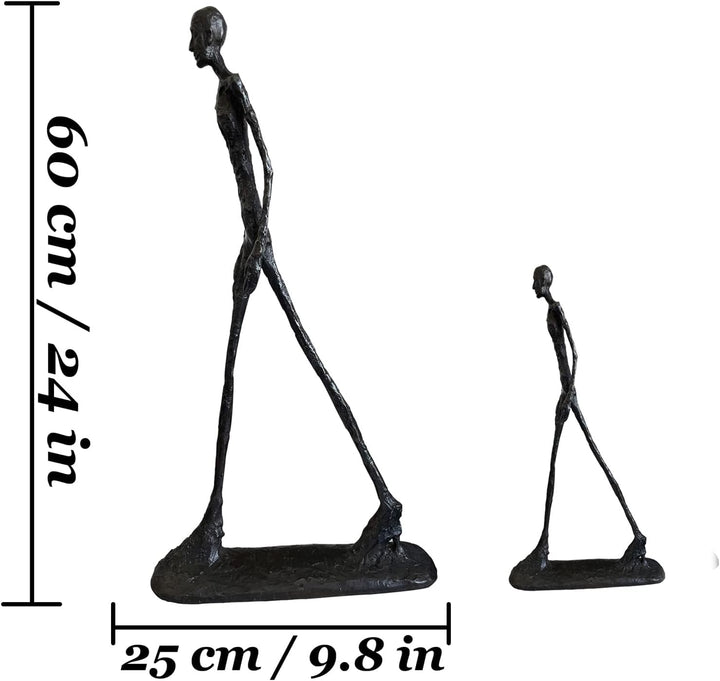 Giacometti Bronze Skulptur Statue Figur,Abstrakte Moderne Kunst Deko, Wohnzimmer Büro Galerie, Künst