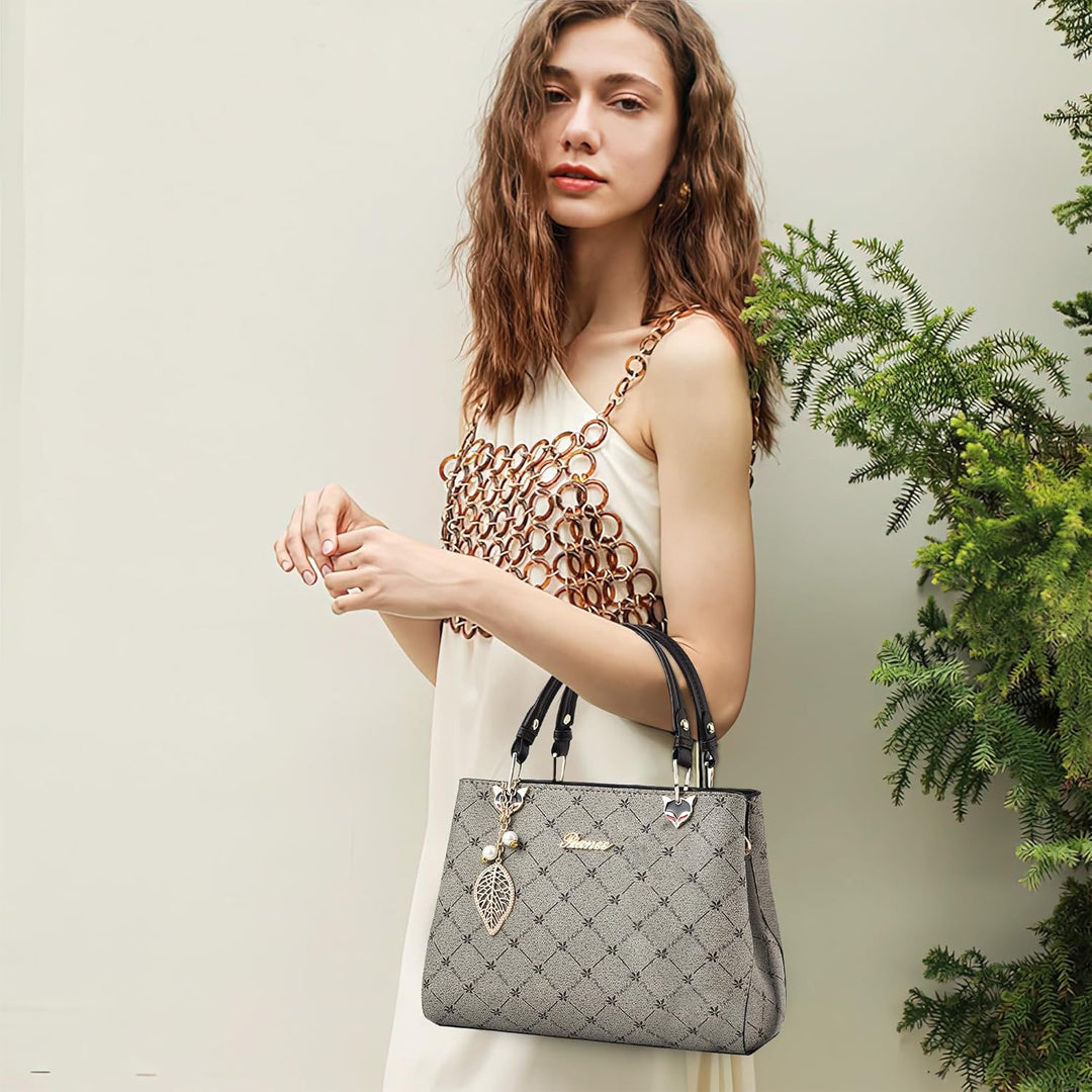 DIRRONA Damen Mode Grau A, Grau A