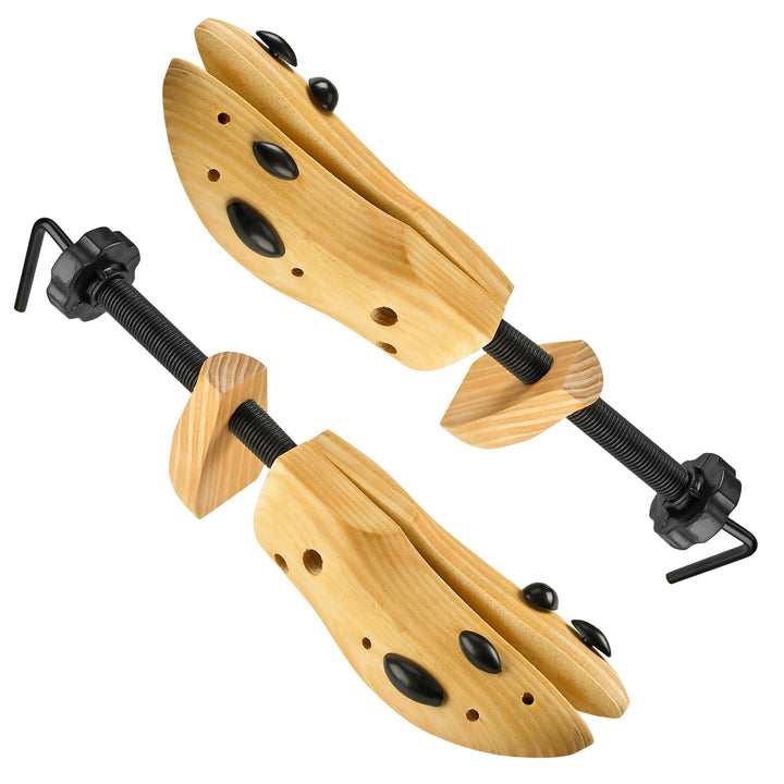 MEDca Professioneller 2-seitiger Holzschuhspanner, Deluxe-Holzschuh für Herren und Damen, Grösse L,