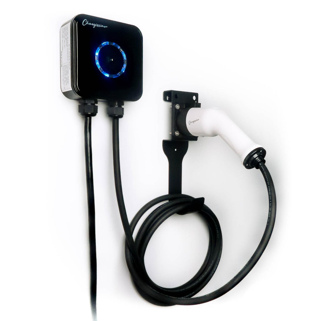 Wallbox Ladestation CHARGISSIMO 3,6KW | 7,2 kW für EV Elektroautos und Plug in Hybridauto 5 Meter Ty