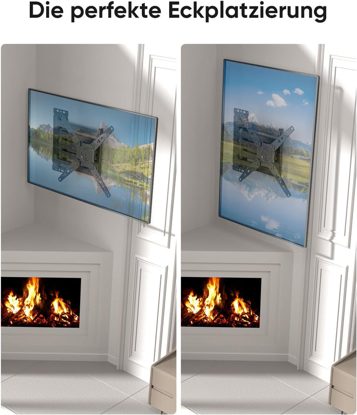 180° Drehung TV Wandhalterung mit 1035 mm Langem Arm, FORGING MOUNT Wandhalterung Gelenkarm Schwenkb