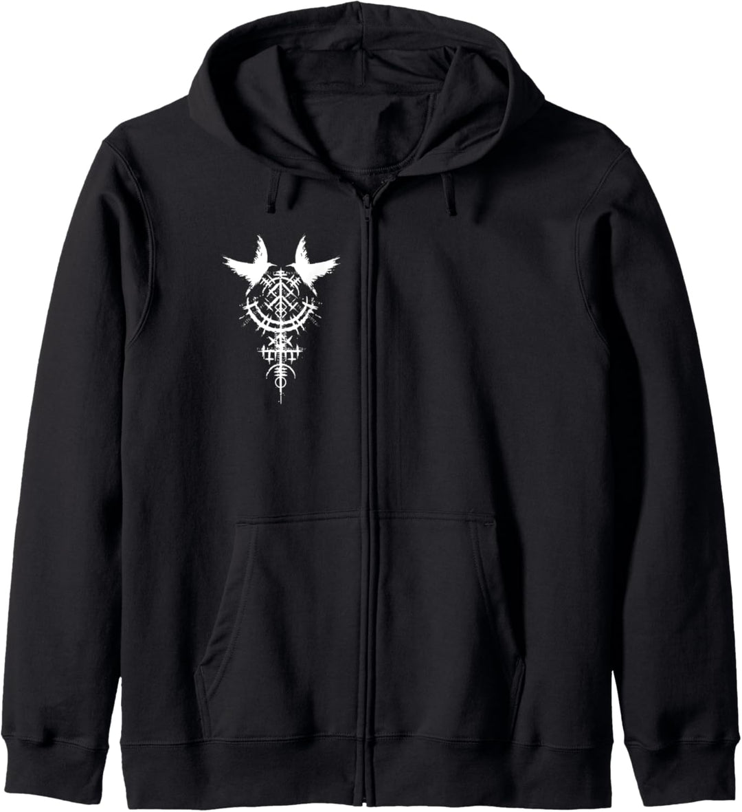 Wikinger T-Shirt Raben Odins Hugin & Munin Wikinger Valhalla Kapuzenjacke