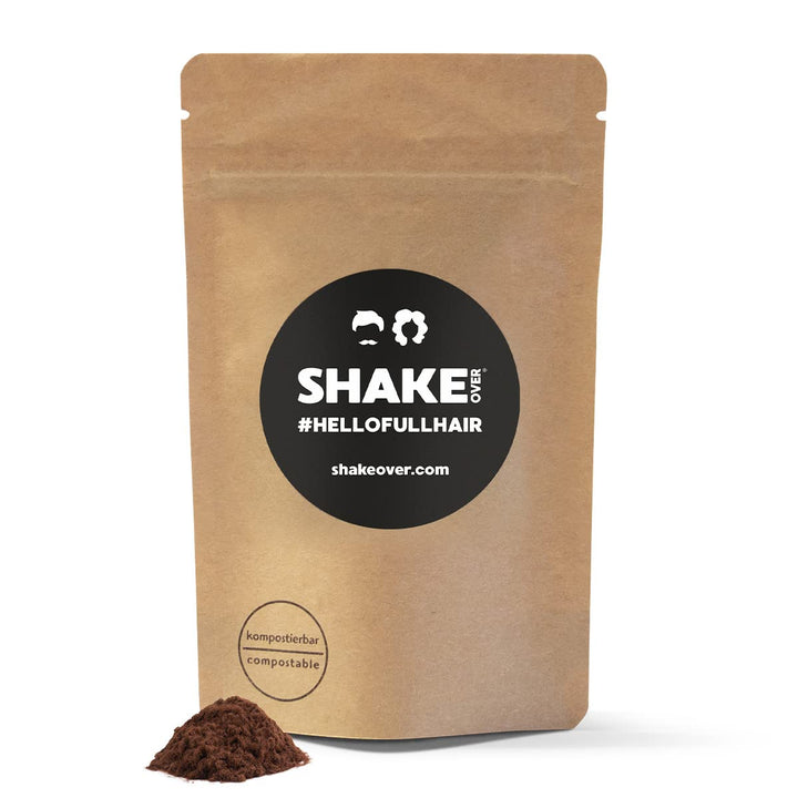 SHAKE OVER Veganes Streuhaar zur Haarverdichtung, mit Zink angereicherte Fasern, hochwertiges Schütt