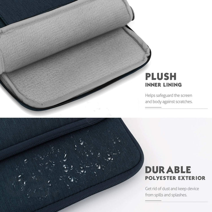 MoKo 12.9 Zoll Tablet Hülle Kompatibel mit iPad Pro 12.9 M2 2022-2018, Galaxy Tab S8+ 12.4", Surface