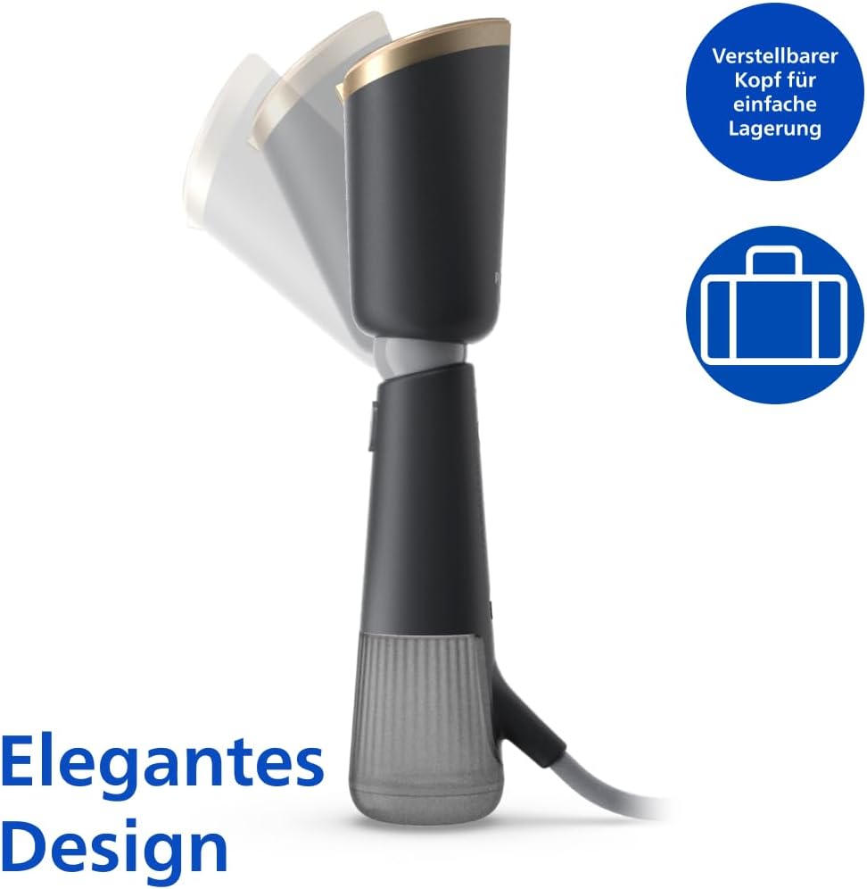 Philips Dampfglätter 5000-Serie – 35 Sekunden Aufheizen, kontinuierlicher Dampf, zwei Wassertanks, E