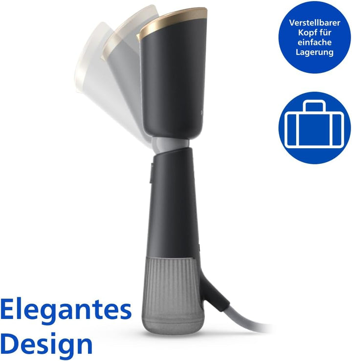 Philips Dampfglätter 5000-Serie – 35 Sekunden Aufheizen, kontinuierlicher Dampf, zwei Wassertanks, E