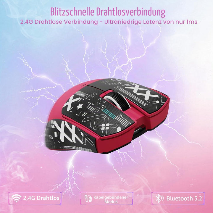 ATTACK SHARK X11 SE Kabellose Gaming-Maus, PixArt PAW3311 Gaming-Sensor, BT/2.4G Wireless/Kabelgebun