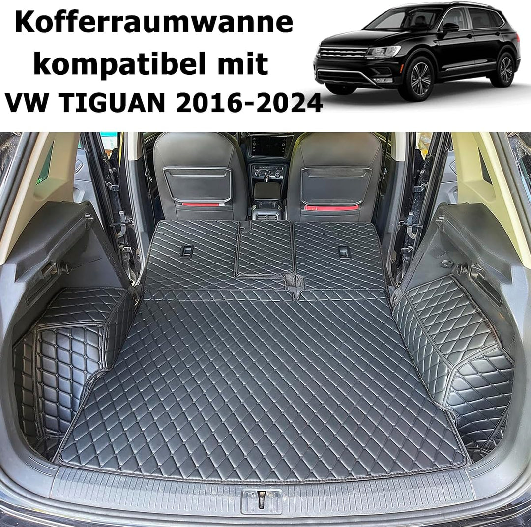 Kofferraumwanne kompatibel mit VW TIGUAN II 2016-2023 (AD1) nur Standardmodell – Nicht passend für A