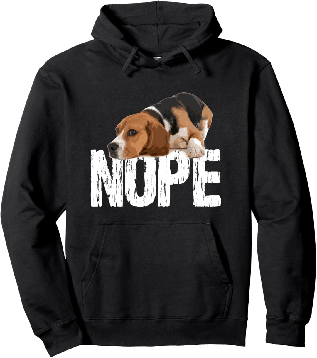 süsser Beagle Nope Motiv für den Hund Beagle Pullover Hoodie