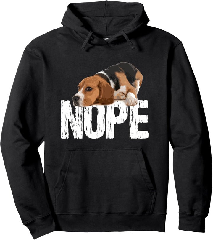 süsser Beagle Nope Motiv für den Hund Beagle Pullover Hoodie