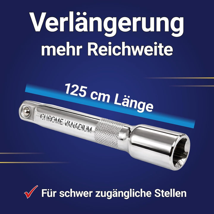 Bituxx® Drehmomentschlüssel Set 1/2" 40-210 Nm Ratsche Drehmoment Schlüssel inkl Felgenschutz Schlag