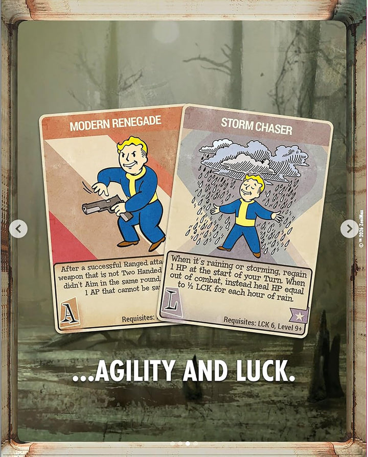 Fallout: Das Rollenspiel Perk Cards 2