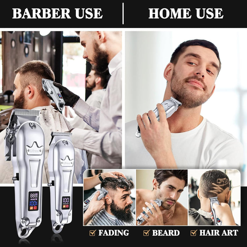 Ufree Haarschneidemaschine für Männer Barber Clippers Set Clippers zum Haarschneiden Haarschneidemas