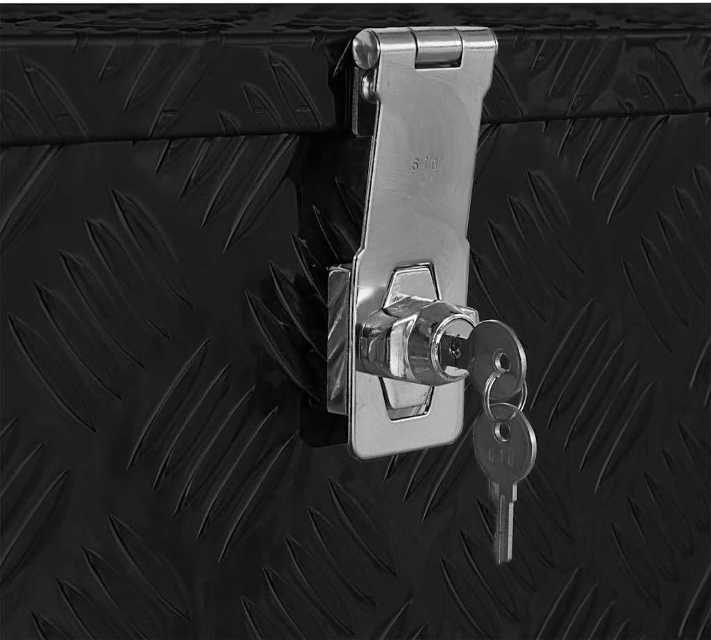 vidaXL Aluminiumkiste Werkzeugbox Transportkiste Transportkoffer Aluminiumkoffer Alu Koffer Box Lage