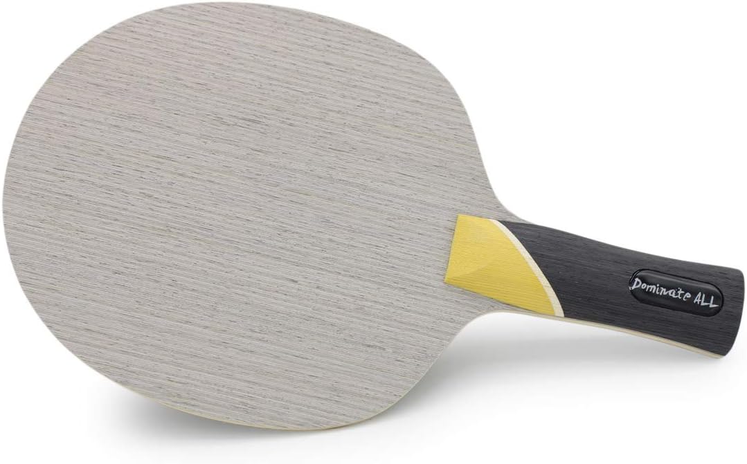 Sauer & Tröger Tischtennis Allround Holz für Noppenspieler | Dominate All | Gerade, Konkav, Konkav