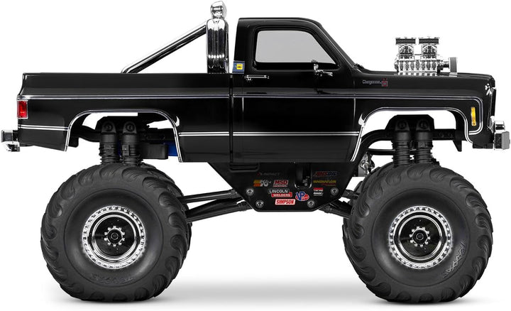 TRAXXAS TRX-4MT Chevy K10 schwarz 4x4 1/18 Monster-Truck RTR Brushed, mit Akku und USB Ladegerät
