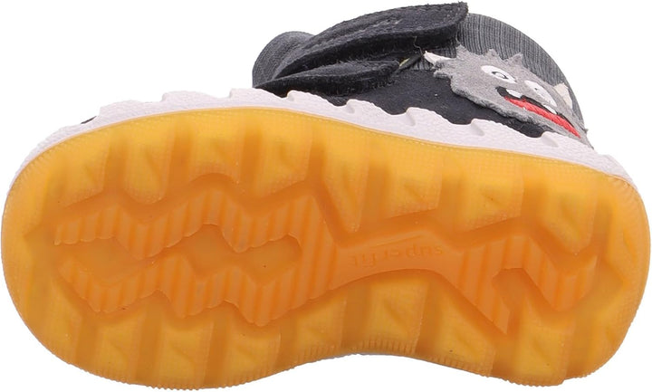 Superfit Jungen Icebird Schneestiefel 28 EU Weit Grau Gelb 2000, 28 EU Weit Grau Gelb 2000