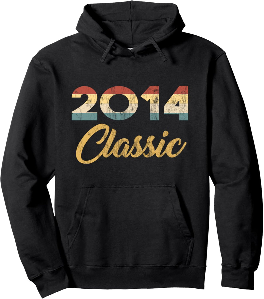 Jahrgang 2014 Geboren 7 Jahre 7. Geburtstag Geschenk Pullover Hoodie