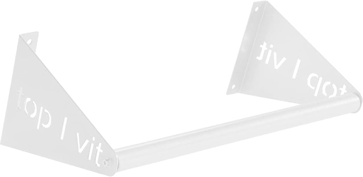 top vit Premium Mattenwandhalter zur Aufbewahrung von Gymnastikmatten Weiss 68 cm