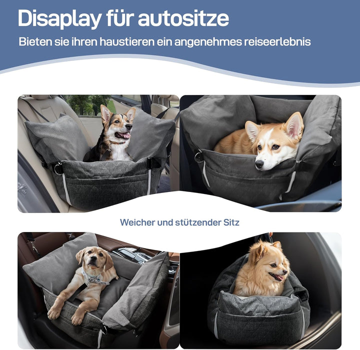 Hunde Autositz Hundebox Auto Hunde Autositz Für Hunde Praktischer Hundesitz Für Kleine Und Mittlere