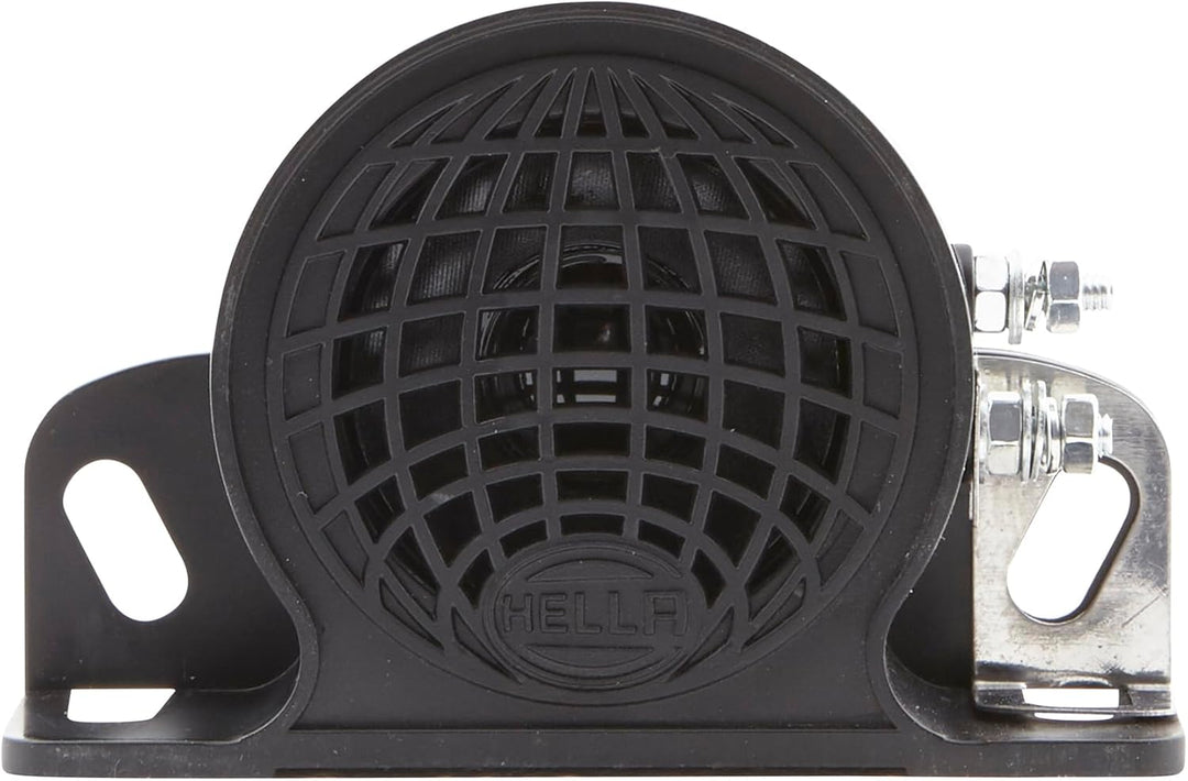 HELLA Rückfahrwarner BM10 - 110dB(A) - Starkton - Gehäusefarbe: schwarz - geschraubt - Stecker: Schr