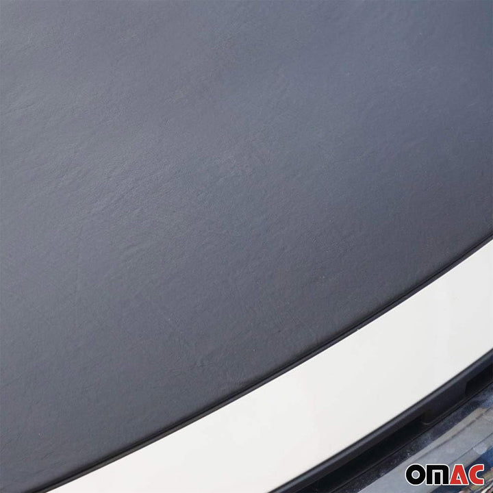 OMAC Haubenbra Bonnet Bra Steinschlagschutz kompatibel mit VW Crafter 2017-2026 Schwarz 1tlg