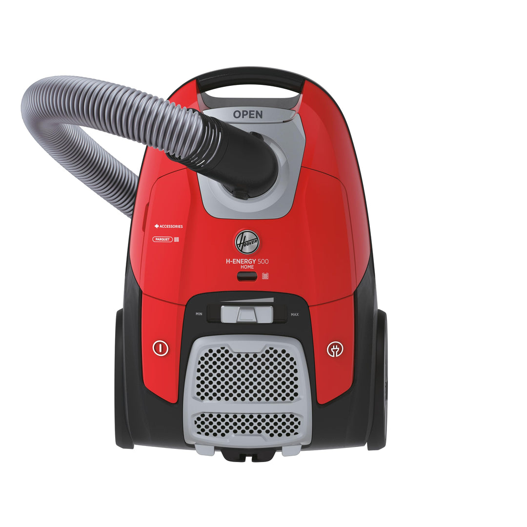 Hoover Bodenstaubsauger mit 3,5 L Beutel – leiser Staubsauger (69 dBA) mit automatischem Beutelentso
