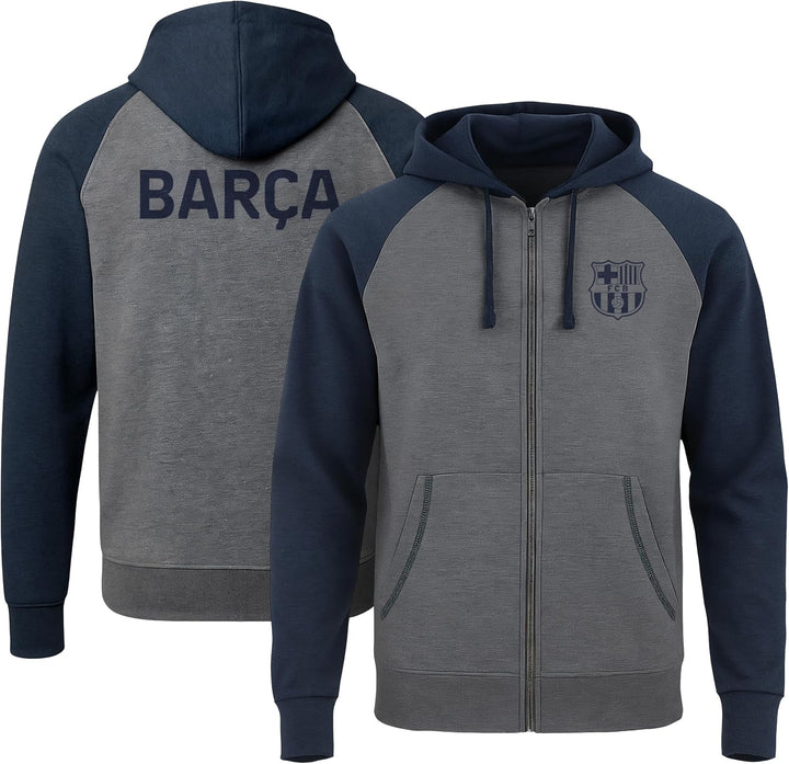 Icon Sports Herren Full-Zip Lightweight Hoodie Leichter Kapuzenpullover mit durchgehendem Reissversc
