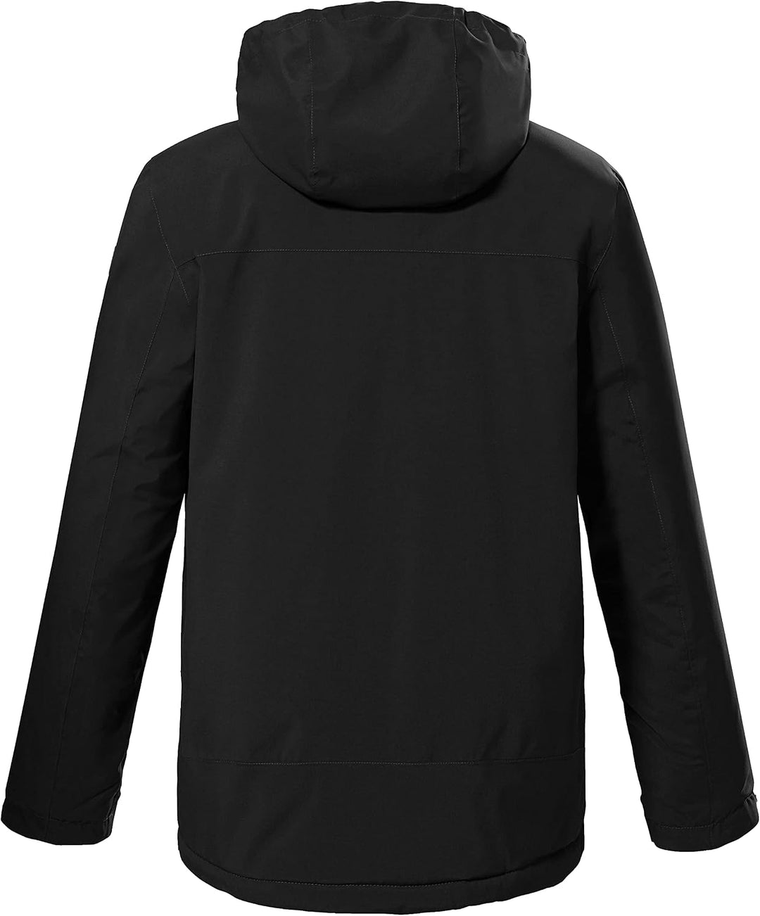 Killtec Herren Kow 68 Mn Jckt Outdoorjacke/Funktionsjacke mit einrollbarer Kapuze M Schwarz, M Schwa